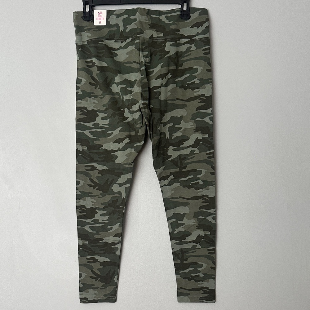 Justice Green Camo Leggings